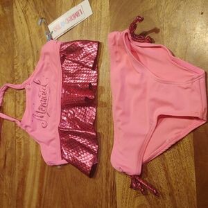 NWT Limited Too Mermaid Bikini Size 5/6